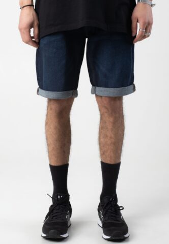 Indicode – Kaden Dark Blue – Shorts – Blau – XXL – 98% Baumwolle, 2% Elastan