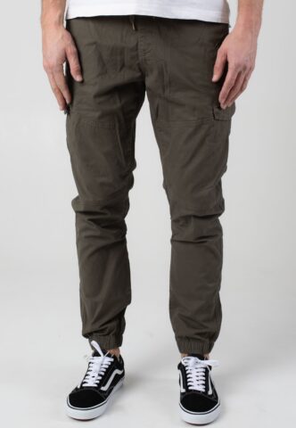 Indicode – Levino Army – Hose – Grün – XL – 98% Baumwolle, 2% Elastan