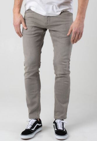Indicode – Pittsburgh Light Grey – Jeans – Grau – W33 / L34 – 98% Baumwolle, 2% Elastan