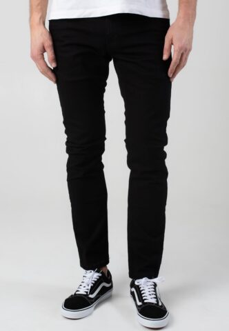 Indicode – Pittsburgh Ultra Black – Jeans – Schwarz – W36 / L34 – 98% Baumwolle, 2% Elastan