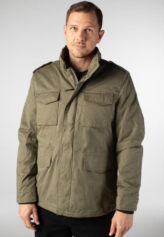 Indicode – Rutemi Army – Jacke – Grün – L – 38% Baumwolle, 36% Polyamide, 24% Polyester, 2% Elastane