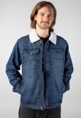 Indicode – Trabant Blue – Jeansjacke – Blau – XXL – Shell: 100% Baumwolle; Lining: 100% Polyester