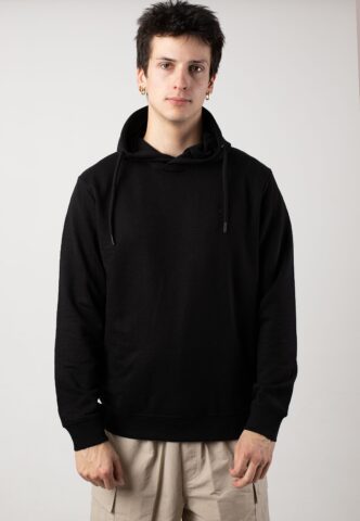 Indicode – Wilkins Black – Hoodie – Schwarz – S – 60% Baumwolle, 40% Polyester