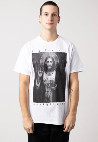 Infant Annihilator – Jesus White – T-Shirt – Weiß – L – 100% Baumwolle