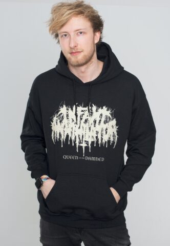 Infant Annihilator – Queen Of The Damned – Hoodie – Schwarz – XXL – 50% Baumwolle, 50% Polyester