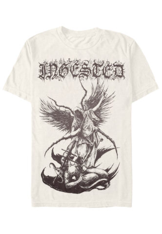 Ingested – Darkness Natural – T-Shirt – Beige – S – 100% Baumwolle