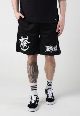 Ingested – Sigil Logo – Shorts – Schwarz – S – 100% Polyester