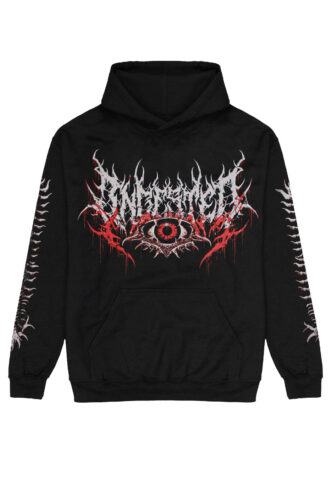 Ingested – Tongues – Hoodie – Schwarz – 3XL – 50% Baumwolle, 50% Polyester