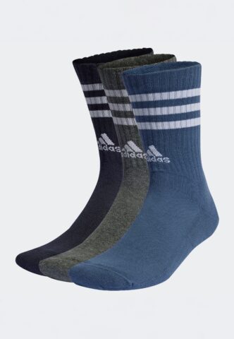 Adidas – 3-Stripes Cushioned Crew Pack Of 3 Legink/Prloin/Dgreyh – Socken – Blau – XL – gid://shopify/Metaobject/88599920877
