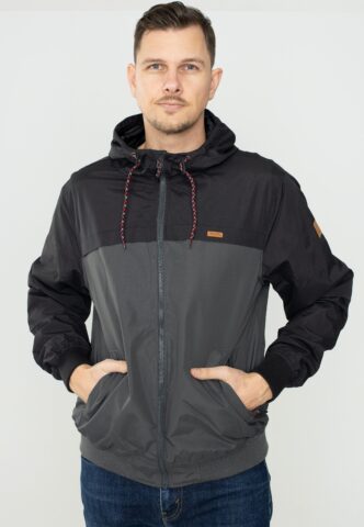 Iriedaily – Achterdeck Black – Jacke – Schwarz – S – Außenmaterial: 100% Nylon; Innenfutter: 100% Polyester