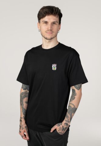 Iriedaily – Bye Bye Black – T-Shirt – Schwarz – S – 100% Bio-Baumwolle