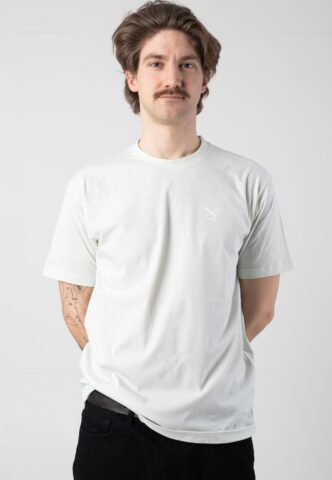 Iriedaily – Chestflag Mercury – T-Shirt – Grün – S – 100% Bio-Baumwolle