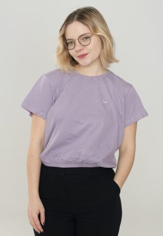 Iriedaily – Croppy Lilac – T-Shirt – Lila – XS – 100% Bio-Baumwolle