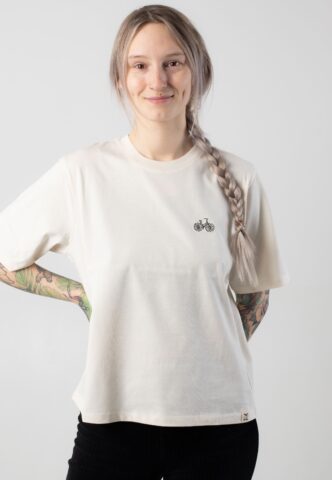 Iriedaily – Daisycycle Undyed – T-Shirt – Beige – S – 100% Bio-Baumwolle