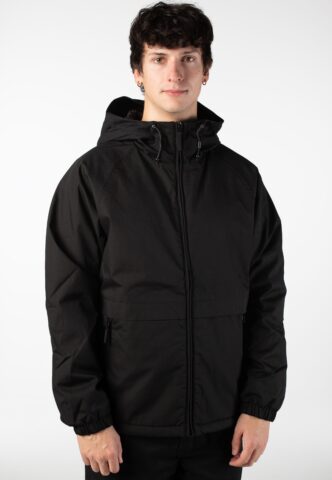 Iriedaily – Iriesegler Anorak Black – Jacke – Schwarz – XXL – Shell: 65% Polyester, 35% Baumwolle; Lining: 100% Polyester