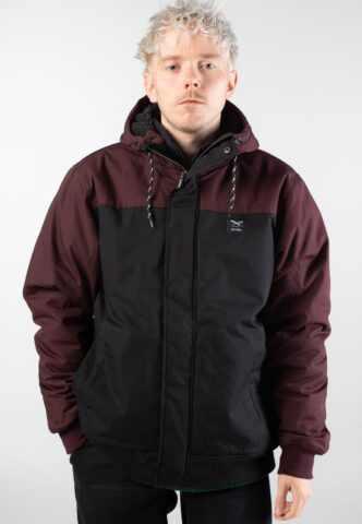 Iriedaily – Iriesegler Wine – Jacke – Weinrot – S – Shell: 65% Polyester, 35% Baumwolle; Lining: 100% Polyester