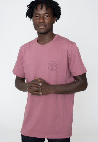Iriedaily – El Diablo Burgundy Red – T-Shirt – Weinrot – S – 100% Baumwolle