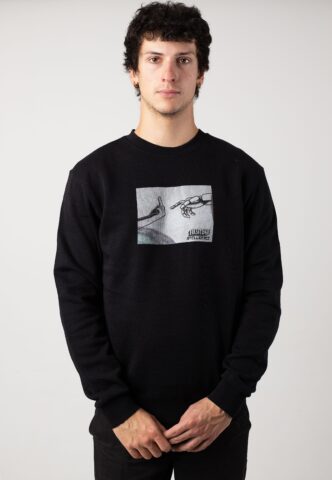 Iriedaily – H.I. Black – Sweater – Schwarz – M – 100% Bio-Baumwolle