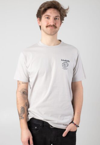 Iriedaily – Hangover Club Cloud Grey – T-Shirt – Grau – S – 100% Bio-Baumwolle