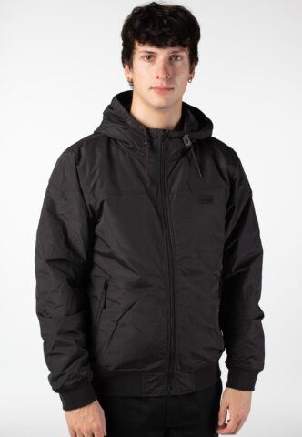 Iriedaily – Insulaner Uni Black – Jacke – Schwarz – XXL – Außenmaterial: 100% Nylon; Innenfutter: 100% Polyester