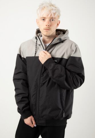 Iriedaily – Insulaner Black Grey – Jacke – Schwarz – S – 100% Nylon
