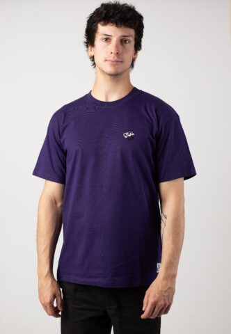 Iriedaily – Irietape Deep Purple – T-Shirt – Lila – M – 100% Bio-Baumwolle