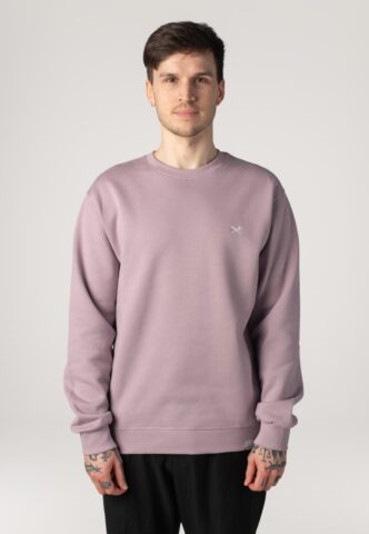Iriedaily – Mini Flag 2 Crew Mauve – Sweater – Lila – L – 100% Bio-Baumwolle