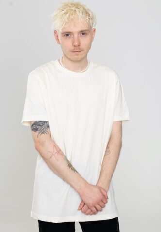 Iriedaily – Mini Flag Emb 2 Undyed – T-Shirt – Beige – XL – 100% Bio-Baumwolle