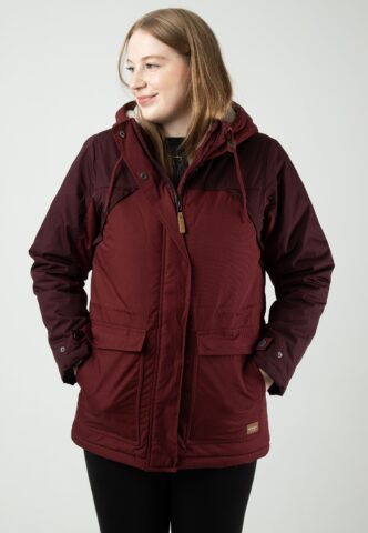 Iriedaily – Mountie Maroon – Jacke – Weinrot – S – 65% Polyester, 35% Baumwolle