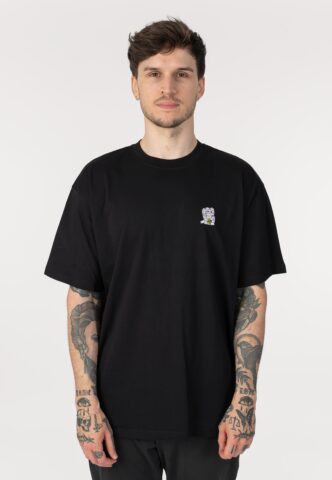 Iriedaily – Mummy Cat Black – T-Shirt – Schwarz – S – 100% Bio-Baumwolle