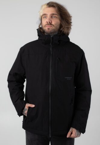 Iriedaily – Nilas Anorak Black – Jacke – Schwarz – L – 60% Polyester, 40% Baumwolle