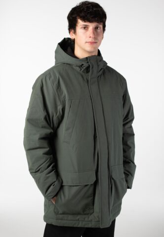 Iriedaily – Nilas Parka Dark Jungle – Jacke – Grün – S – 60% Baumwolle, 40% Polyester