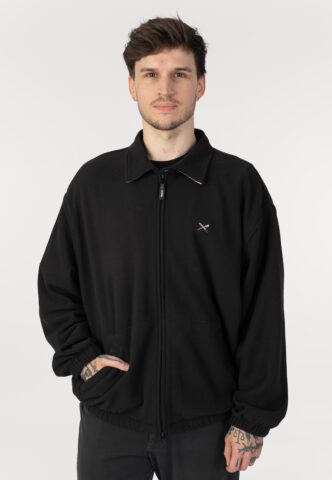 Iriedaily – Omaro Fleece Coach Black – Jacke – Schwarz – L – gid://shopify/Metaobject/68981162221