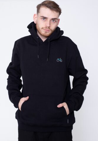Iriedaily – Peaceride Black – Hoodie – Schwarz – XXL – 100% Bio-Baumwolle