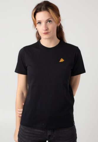 Iriedaily – Pizza Love Black – T-Shirt – Schwarz – S – 100% Bio-Baumwolle