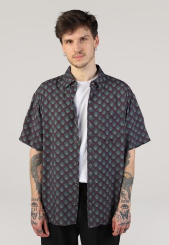 Iriedaily – Resort Dark Slate – Hemd – Grau – XL – 100% Viskose
