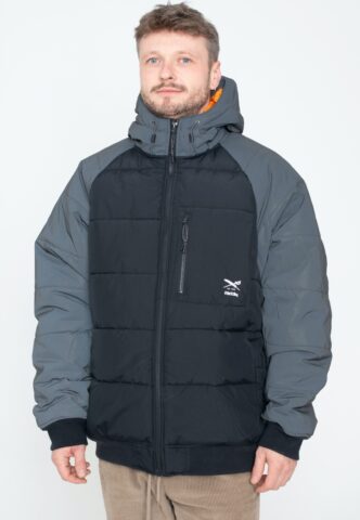 Iriedaily – Restep Blackflective – Jacke – Schwarz – S – Obermaterial: 100% Polyester; Futter: 100% Polyester
