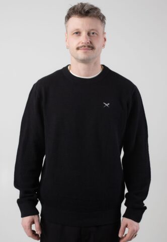 Iriedaily – Seedy Summer Knit Black – Pullover – Schwarz – L – 100% Bio-Baumwolle