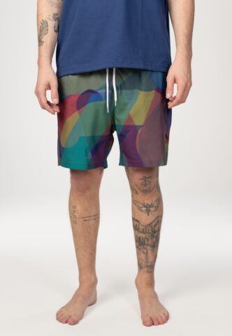 Iriedaily – Stohead Crazy Fresh Dark Teal – Board Shorts – Blau – L – 90% Polyester, 10% Elasthan
