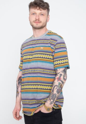 Iriedaily – Vintachi Bluegrey – T-Shirt – Blau – S – 100% Bio-Baumwolle