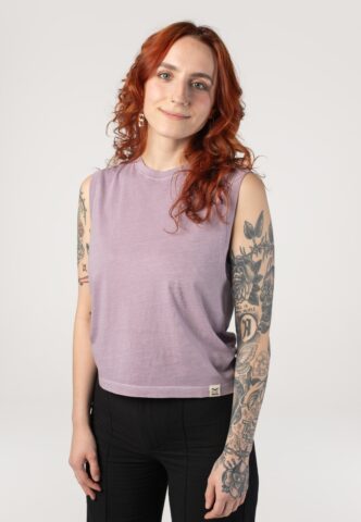 Iriedaily – Vinty Mauve – Tank – Lila – S – 100% Bio-Baumwolle