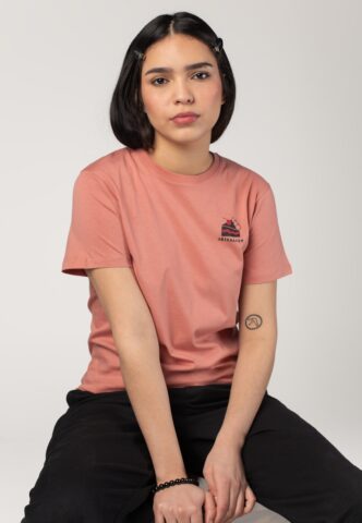 Iriedaily – Yoga Club Mineral Red – T-Shirt – Rot – L – 100% Bio-Baumwolle