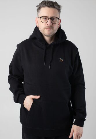 Iriedaily – Zwille Black – Hoodie – Schwarz – M – 100% Bio-Baumwolle