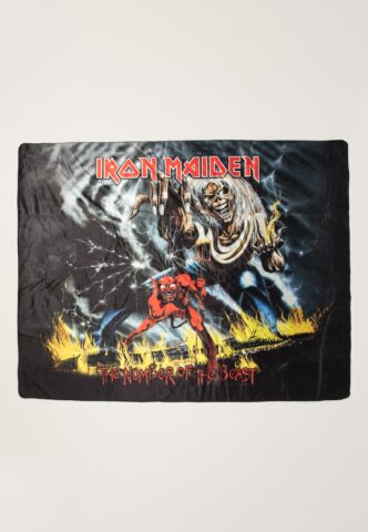 Iron Maiden – Number Of the Beast – Decke – Mehrfarbig – Onesize – 100% Polyester