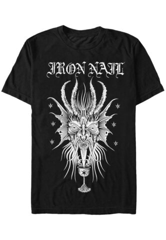 Ironnail – Fleming – T-Shirt – Schwarz – M – 100% Bio-Baumwolle