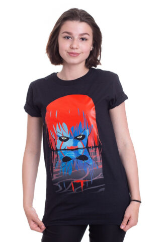 IT – Face Reflection – T-Shirt – Schwarz – S – 100% Baumwolle