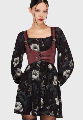 Killstar – Ivory’s Chorus Mini Black/Ivory – Kleid – Schwarz – XS – 100% Polyester
