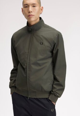 Fred Perry – Brentham Field Green – Jacke – Grün – S – gid://shopify/Metaobject/162629648621