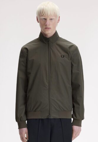 Fred Perry – The Brentham Field Green/Black – Jacke – Grün – 3XL – 100% Polyamid