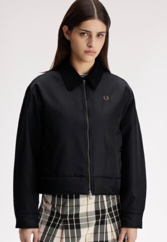 Fred Perry – Padded Caban Black – Jacke – Schwarz – Large – gid://shopify/Metaobject/162629648621